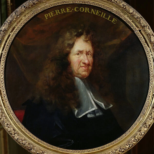 Portrait of Pierre Corneille (1606-84) (oil on canvas)