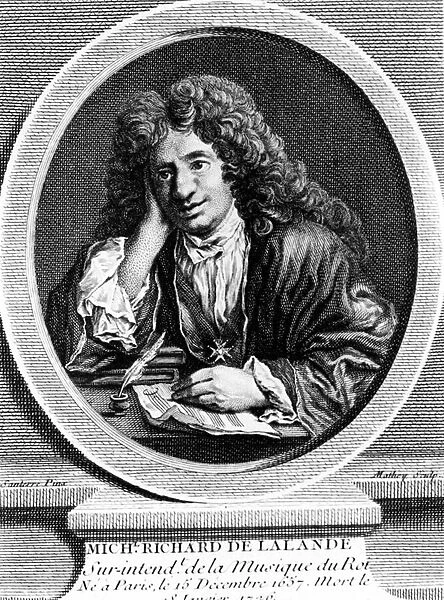 Portrait of Richard Delalande, superintendent of the Music of the King; b. 15 Dec