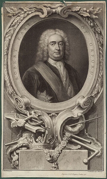 Portrait of Robert Walpole, Earl of Orford (engraving)