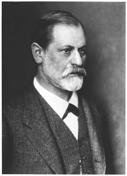 Portrait of Sigmund Freud (1856-1939) c. 1900 (b  /  w photo)