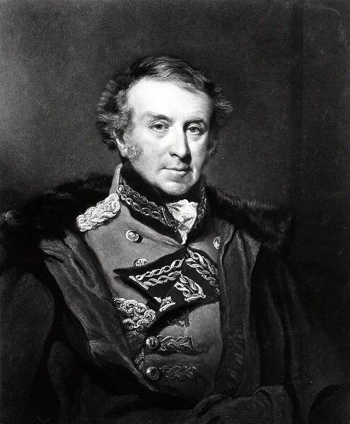 Portrait of Sir Hew Whitefoord Dalrymple, 1831 (engraving)