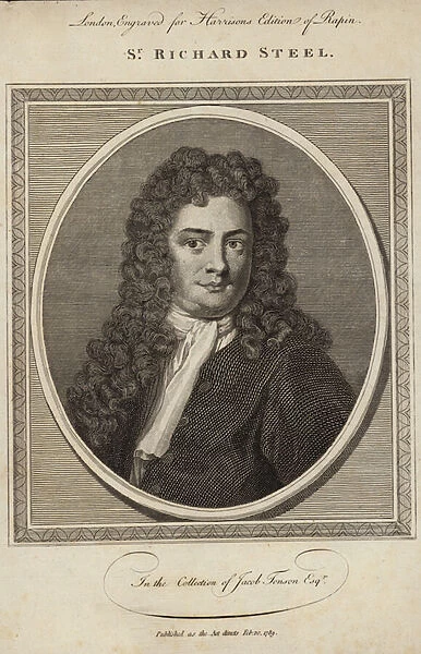 Portrait of Sir Richard Steele (engraving)