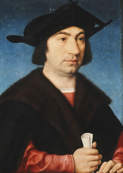Portrait of Stefano Raggio, half-length, (oil on panel)