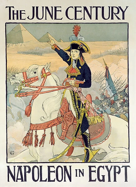 Poster for The Century Magazine - Napoleon in Egypt, 1895 (colour litho)