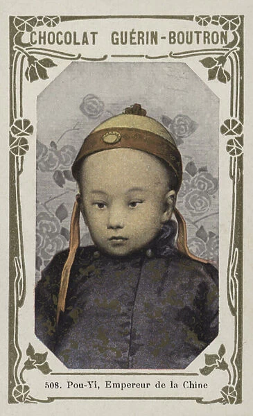Pou-Yi, Empereur de la Chine (coloured photo)