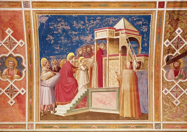 The Presentation of the Virgin at the Temple, c. 1305 (fresco)