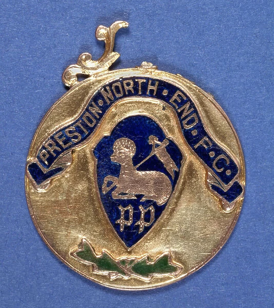 Preston North End Football Club Medal, 1897-98 (metal) (see also 315001)