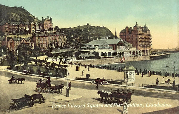 Prince Edward Square, Llandudno (colour photo)
