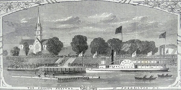 The Princes Arrival at Fredericton, 1860