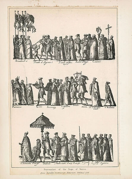Procession of the Doge of Venice (engraving)