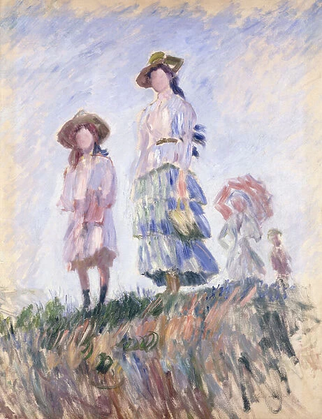 Promenade (Esquisse), 1886 (oil on canvas)