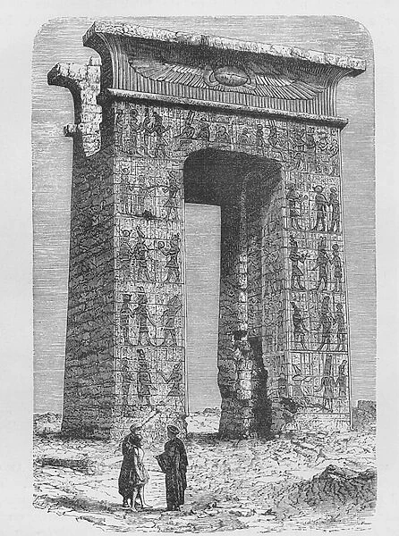 Propylon at Karnak (engraving)