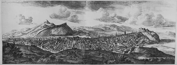 The Prospect of Edinburgh from the North, from Theatrum Scotiae, edition