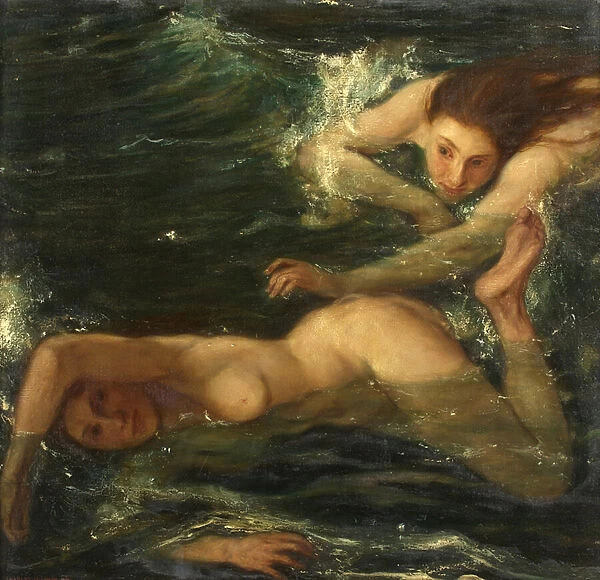 The Pursuit, 1921 (oil on canvas)