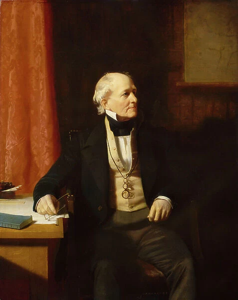 Rear-Admiral Sir Francis Beaufort (1774-1857), 1855-56 (oil on canvas)