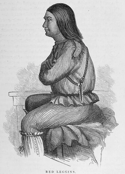 Red Leggins, Chief at Fort Yukon, from Alaska and its Resources, by William H