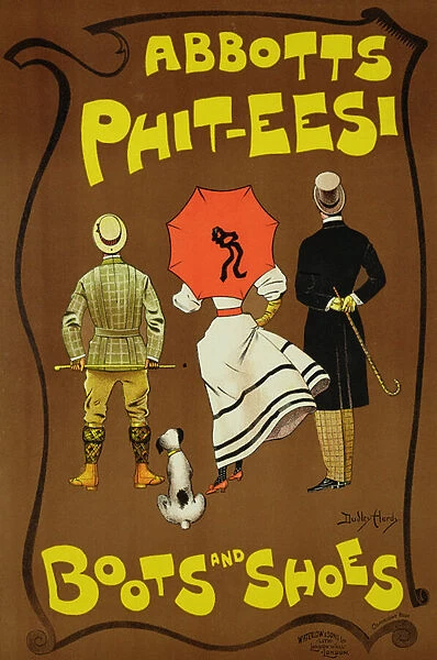 Reproduction of a poster advertising Abbotts Phit-Eesi Boots and Shoes