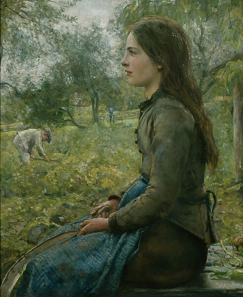 A Rest, 1885 (oil on canvas)