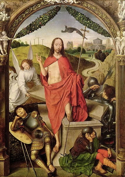 The Resurrection, central panel from the Triptych of the Resurrection, c. 1485-90