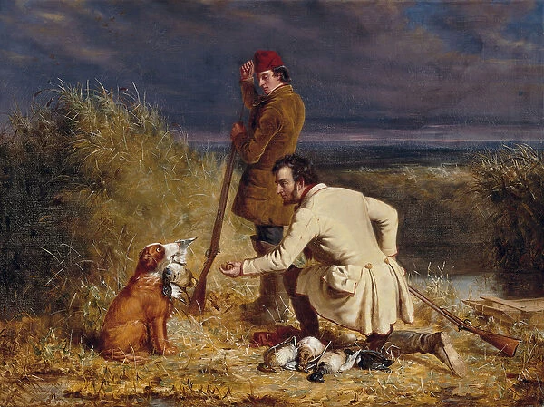 The Retrieve, 1850 (oil on canvas)