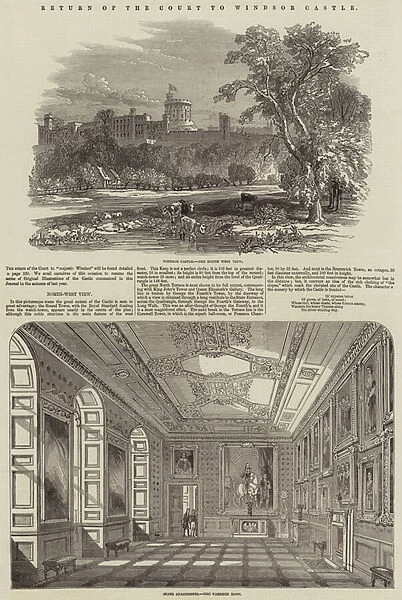 Return of the Court to Windsor Castle (engraving)