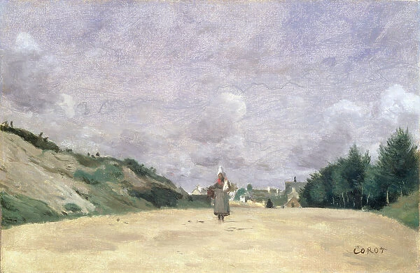 A Road in Normandy, c. 1860-65