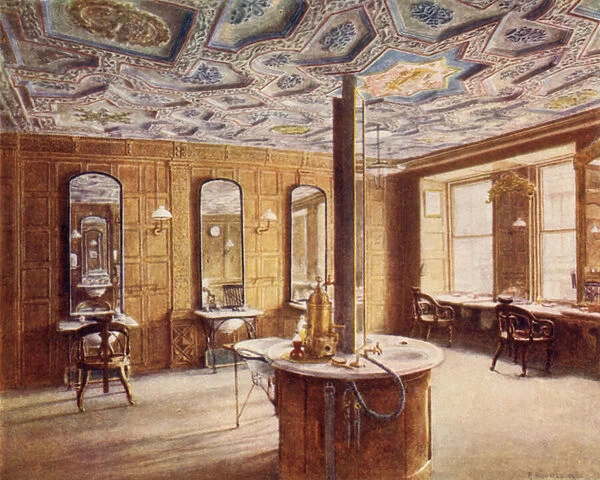 Room in Inner Temple Gate-house, 1899 (colour litho)