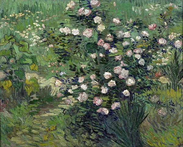 'Roses'Peinture de Vincent van Gogh (1853-1890) 1889 National Museum of Western Art, Tokyo, Japon