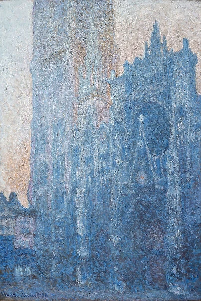 Rouen Cathedral, Portal, Morning Light, 1894 (oil on canvas0