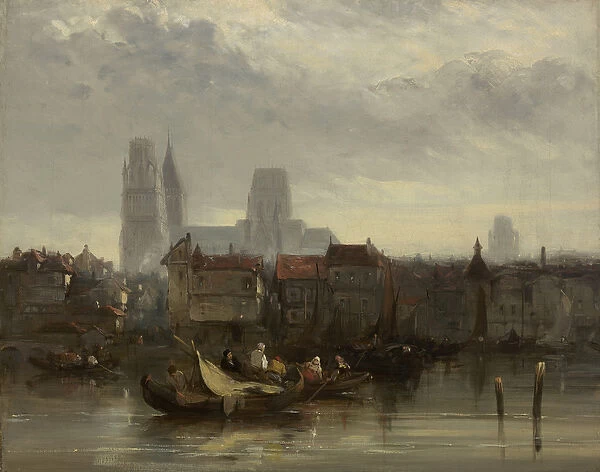Rouen (oil on canvas)