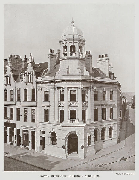 Royal Insurance Buildings, Aberdeen (b  /  w photo)