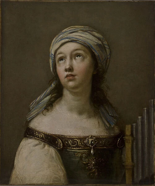 Saint Cecilia in Ecstasy (oil on canvas)