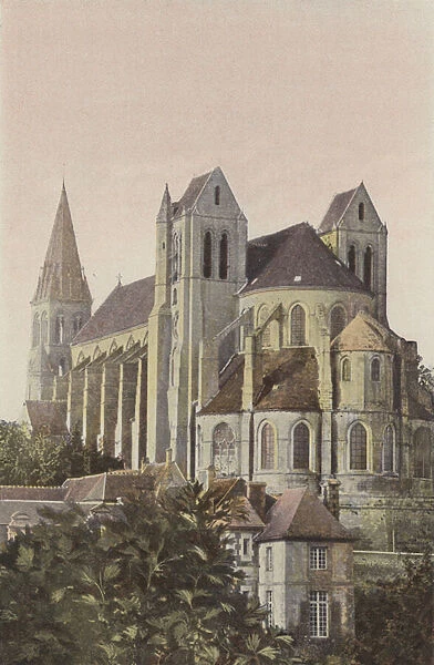 Saint-Leu-D Esserent, Eglise (colour photo)