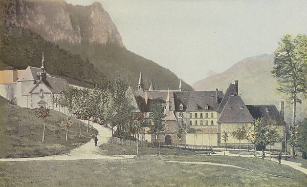 Saint-Pierre-de-Chartreuse, Couvent de la Grande-Chartreuse, Entree (colour photo)