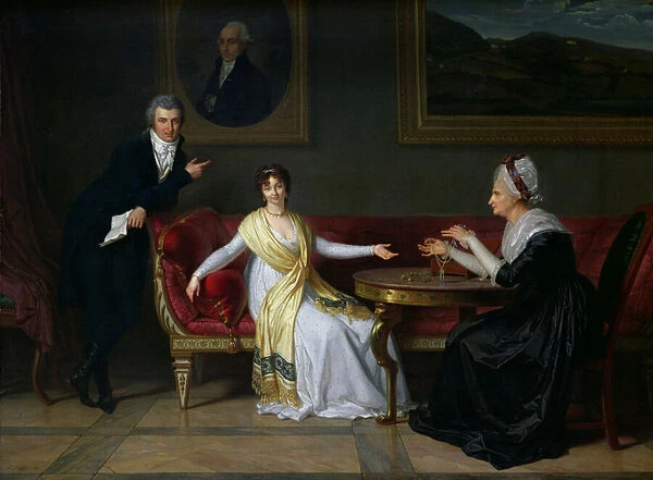 The Salucci family, 1800 (oil on canvas)