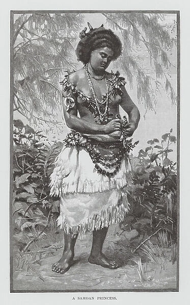 A Samoan Princess (engraving)