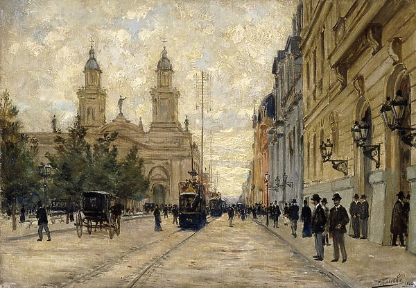 Santiago de Chile, 1904 (oil on canvas)