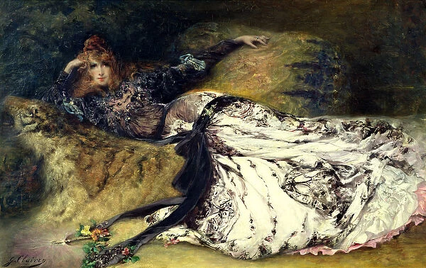 Sarah Bernhardt (1844-1923) 1871 (oil on canvas)