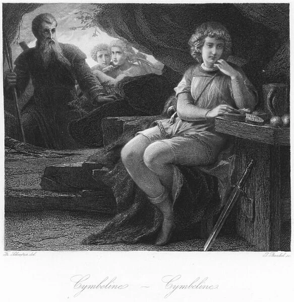 Scene from Cymbeline (engraving)