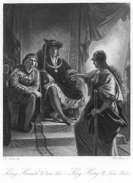 Scene from King Henry VI First Part II (engraving)