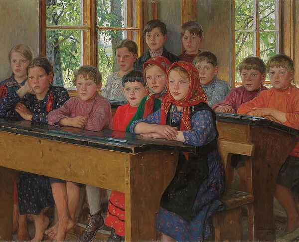 The Schoolroom, 1938 (oil on canvas)