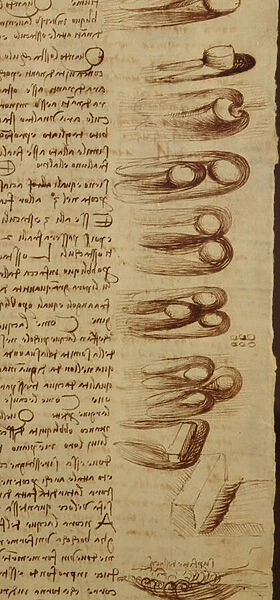 Scientific diagrams, from the Codex Leicester