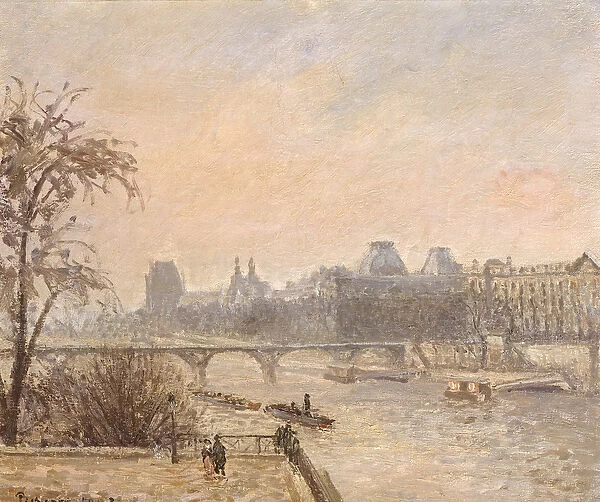 The Seine and the Louvre, 1903 (oil on canvas)