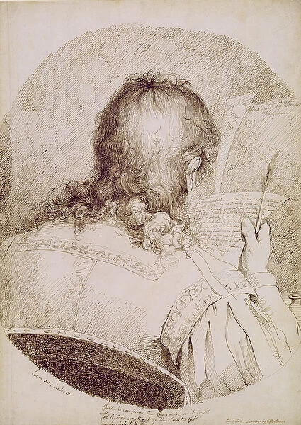 Self Portrait, c. 1771-75 (pen & brown ink on wove paper)