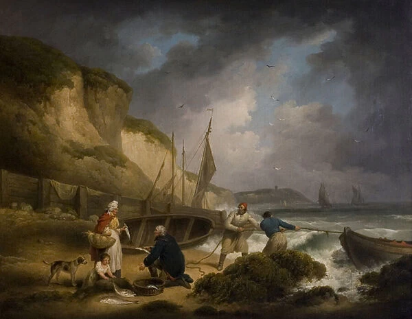 Selling Fish, c. 1799 (oil on canvas)