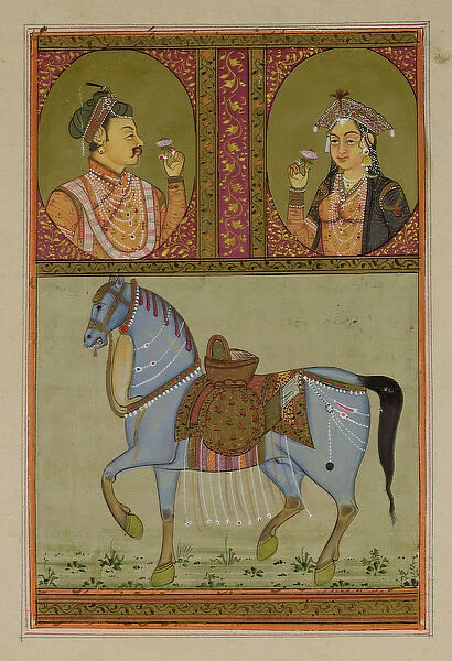 Shah Jahan (1592-1666) and Mumtaz Mahal (d. 1629)