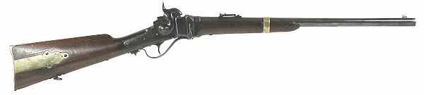 Sharps m1859 breech loading carbine with brass mountings