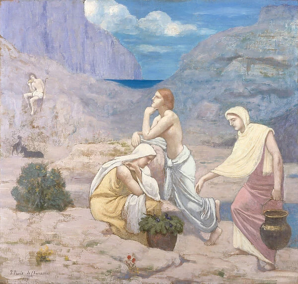 The Shepherds Song, 1891 (oil on canvas)