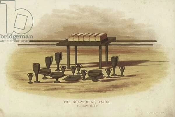The Shewbread Table (colour litho)