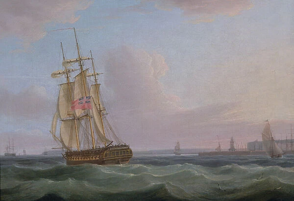 Shipping off Dover, c.1760 (oil on canvas)